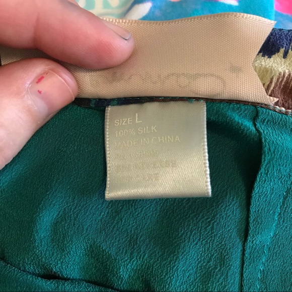 Gemma silk skirt size large - Picture 7 of 7